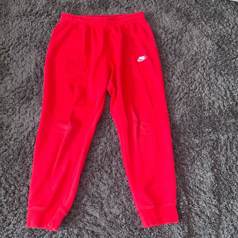 Nike Sportswear Club Fleece Joggers Red Size XL